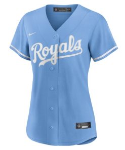 Alternative view of Bobby Witt Jr. Kansas City Royals Nike Women's Alternate Replica Player Jersey - Light Blue