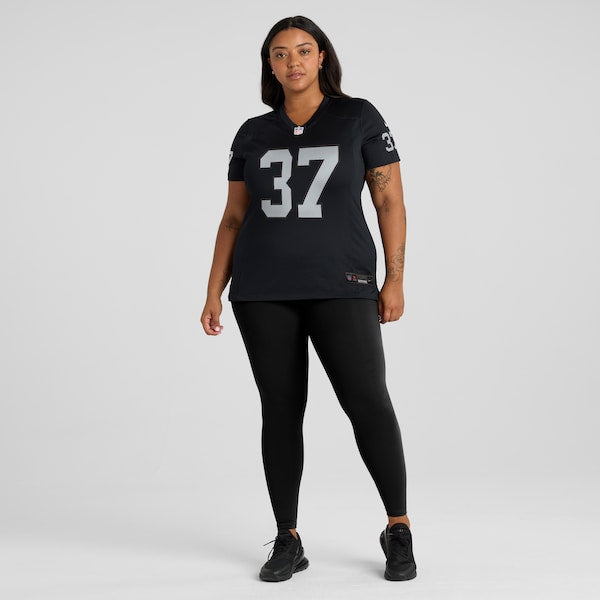 Trey Taylor Las Vegas Raiders Nike Women's Game Jersey - Black - Image 6