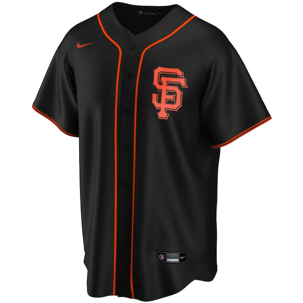 San Francisco Giants Nike Youth Alternate Replica Team Jersey - Black - Image 2