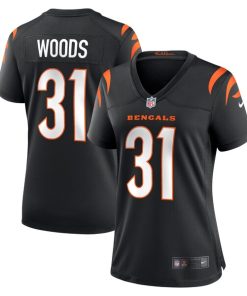 Ickey Woods Cincinnati Bengals Nike Women's Retired Player Game Jersey - Black