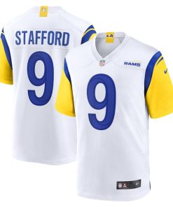 Matthew Stafford Los Angeles Rams Nike Alternate Player Game Jersey - White/Cream