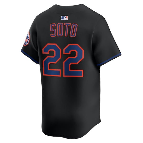 Juan Soto New York Mets Nike Alternate Limited Player Jersey - Black - Image 3