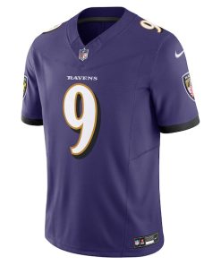 Alternative view of Justin Tucker Baltimore Ravens Nike Vapor F.U.S.E. Limited Jersey - Purple