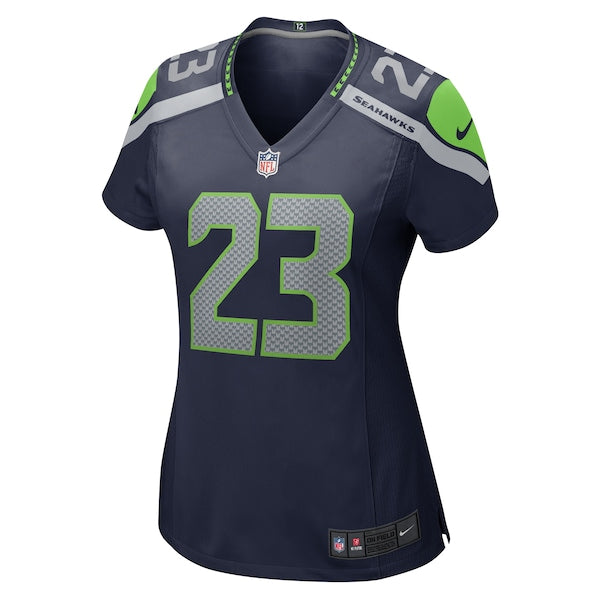 Artie Burns Seattle Seahawks Nike Women's Game Jersey - College Navy - Image 2