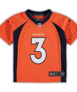 Alternative view of Russell Wilson Denver Broncos Nike Preschool Game Jersey - Orange