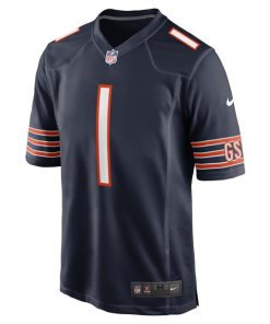 Alternative view of Jaylon Johnson Chicago Bears Nike  Game Jersey -  Navy