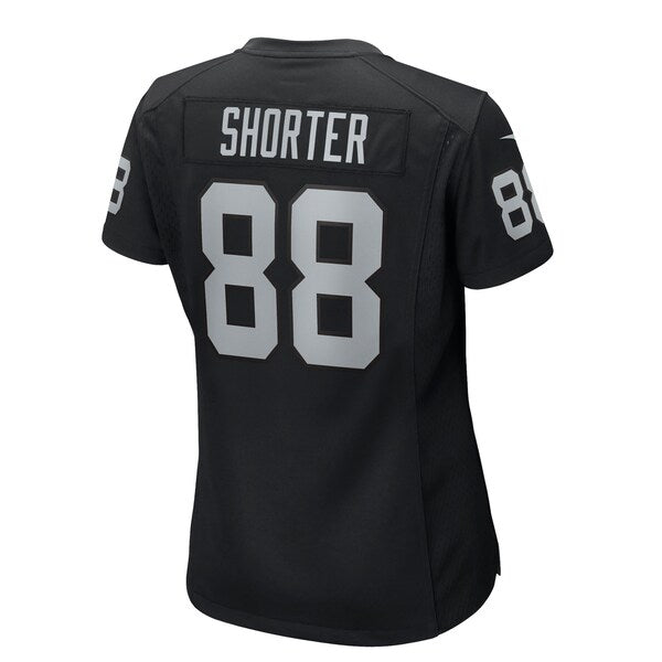 Justin Shorter Las Vegas Raiders Nike Women's Team Game Jersey - Black - Image 3