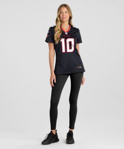Alternative view of Davis Mills Houston Texans Nike Women's Team Game Jersey -  Navy
