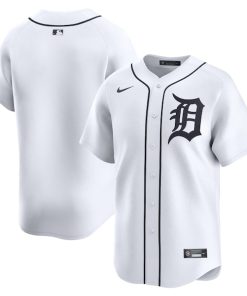 Detroit Tigers Nike Home Limited Jersey - White