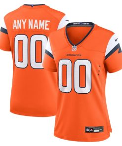 Denver Broncos Nike Women's Custom Game Jersey  - Orange