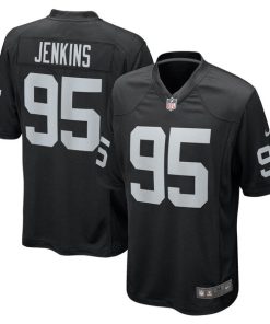 John Jenkins Las Vegas Raiders Nike Game Jersey - Black