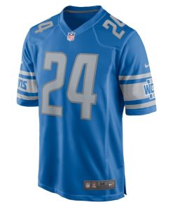 Alternative view of Steven Gilmore Detroit Lions Nike Team Game Jersey -  Blue
