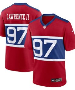 Dexter Lawrence II New York Giants Nike Alternate Player Game Jersey - Century Red
