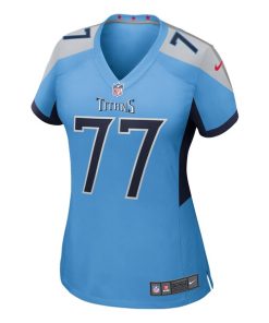 Alternative view of Peter Skoronski Tennessee Titans Nike Women's Team Game Jersey -  Light Blue