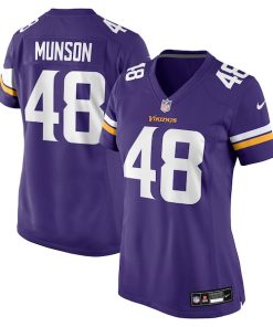 Calvin Munson Minnesota Vikings Nike Women's  Game Jersey -  Purple