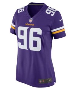 Alternative view of John Parker Romo Minnesota Vikings Nike Women's Game Jersey -  Purple