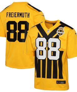 Pat Freiermuth Pittsburgh Steelers Nike Youth Alternate 1933 Throwback Game Jersey - Gold
