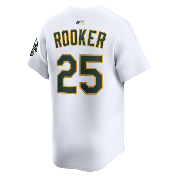 Brent Rooker Athletics Nike Home Limited Player Jersey - White - Image 3