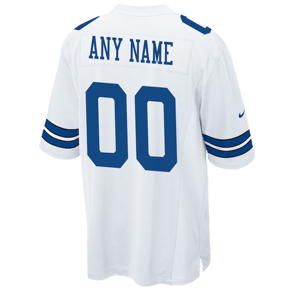 Dallas Cowboys Nike Custom Game Jersey - White - Image 2