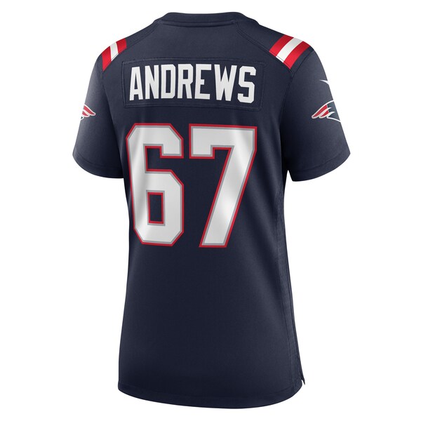 Jake Andrews New England Patriots Nike Women's Team Game Jersey - Navy - Image 3
