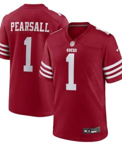 Ricky Pearsall San Francisco 49ers Nike Team Game Jersey -  Scarlet