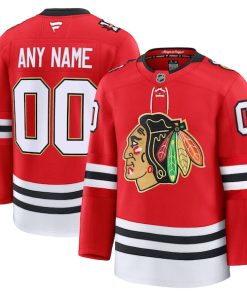 Chicago Blackhawks  Centennial Premium Custom Jersey - Red