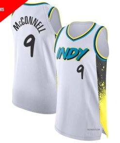 T.J. McConnell Indiana Pacers Nike City Edition Authentic Jersey 2024 - White