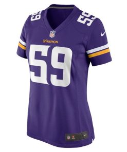 Alternative view of Gabriel Murphy Minnesota Vikings Nike Women's  Game Jersey -  Purple