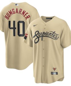 Madison Bumgarner Arizona Diamondbacks Nike City Connect Replica Player Jersey - Sand