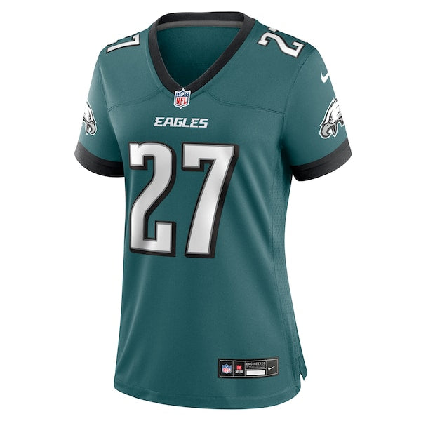 Quinyon Mitchell Philadelphia Eagles Nike Women's Team Game Jersey - Midnight Green - Image 3
