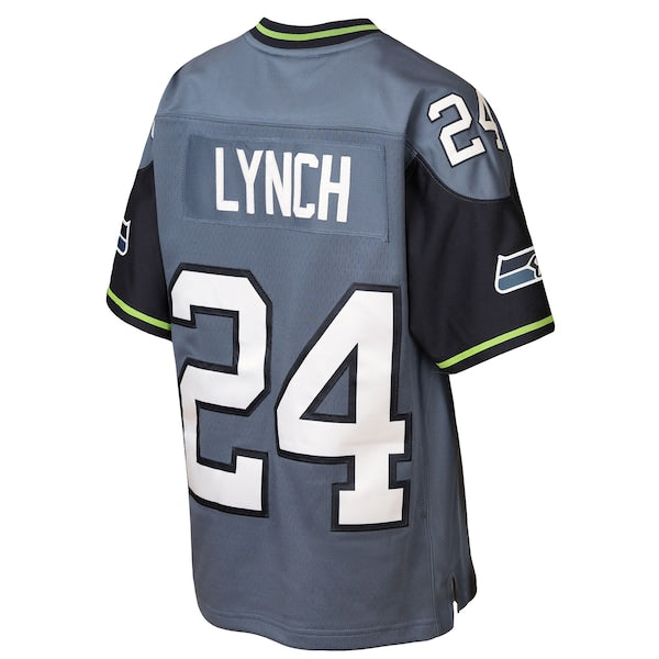 Marshawn Lynch Seattle Seahawks Youth Legacy Jersey - Blue - Image 3