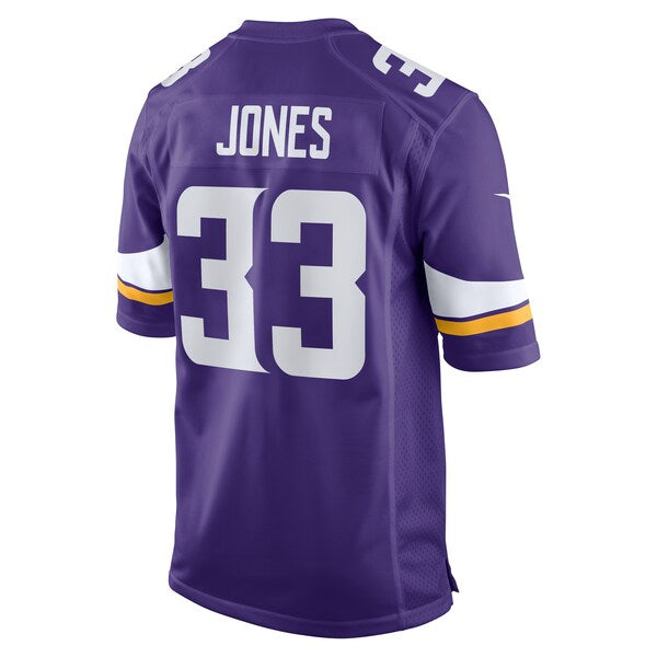 Aaron Jones Minnesota Vikings Nike Game Jersey - Purple - Image 4