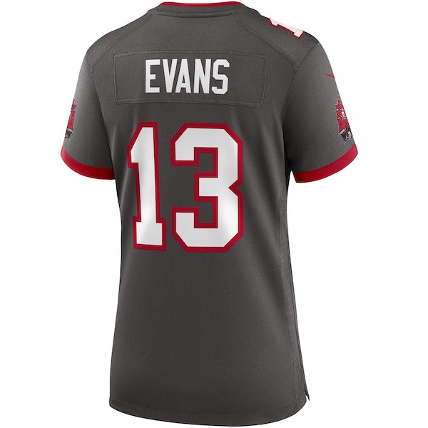 Mike Evans Tampa Bay Buccaneers Nike Women's Alternate Game Jersey - Pewter - Image 3