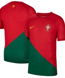 Portugal National Team Nike 2022/23 Home Vapor Match Authentic Blank Jersey - Red