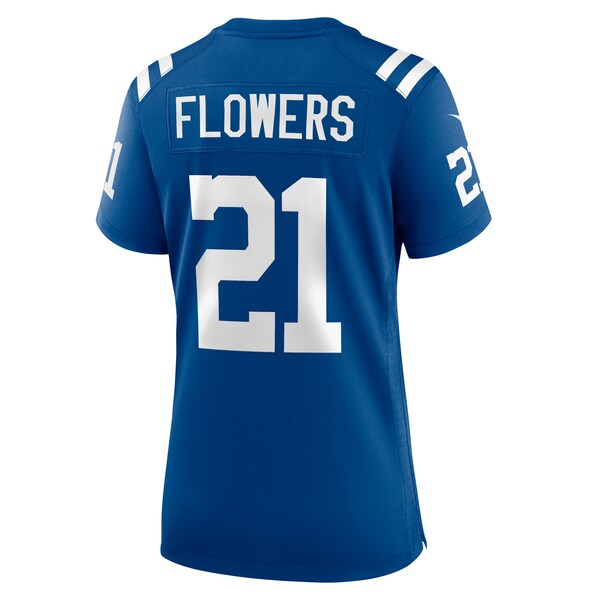 Dallis Flowers Indianapolis Colts Nike Women's Game Jersey - Royal - Image 3