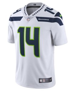Alternative view of DK Metcalf Seattle Seahawks Nike Vapor Limited Jersey - White