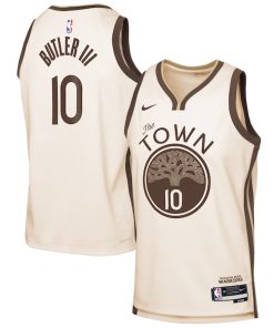 Jimmy Butler III Golden State Warriors Nike Youth 2025/26 City Edition Swingman Jersey - Tan