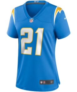 Alternative view of John Hadl Los Angeles Chargers Nike Women's Game Retired Player Jersey - Powder Blue
