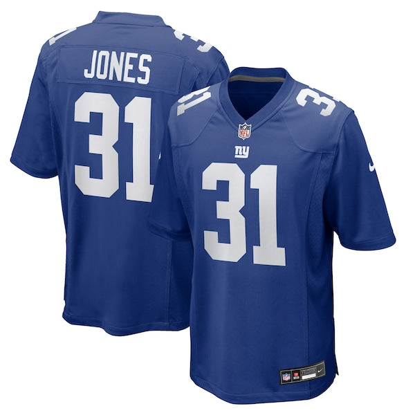 Nic Jones New York Giants Nike Team Game Jersey - Royal