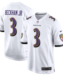 Odell Beckham Jr. Baltimore Ravens Nike Game Jersey - White
