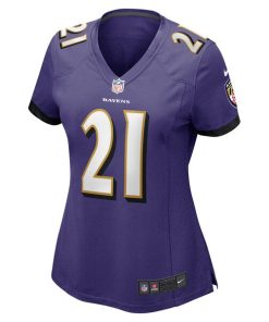 Alternative view of Brandon Stephens Baltimore Ravens Nike Women's Game Jersey - Purple