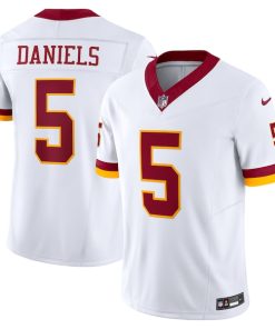 Jayden Daniels Washington Commanders Nike Vapor F.U.S.E. Limited Super Bowl Era Jersey - White/Black/Burgundy
