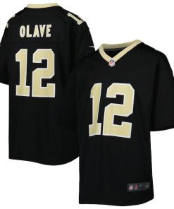 Chris Olave New Orleans Saints Nike Youth Game Jersey - Black