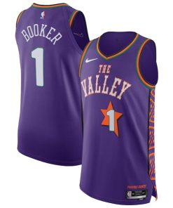 Devin Booker Phoenix Suns Nike 2024/25 Authentic Player Jersey - City Edition - Purple