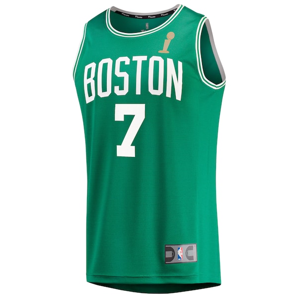 Jaylen Brown Boston Celtics 2024 NBA Finals Champions Fast Break Replica Player Jersey - Kelly Green - Icon Edition - Image 2
