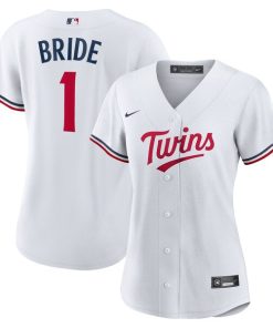 Minnesota Twins Nike Women's #1 Bride Home Replica Jersey - White
