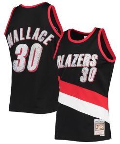 Rasheed Wallace Portland Trail Blazers 1999/00 Hardwood Classics NBA 75th Anniversary Diamond Swingman Jersey - Black