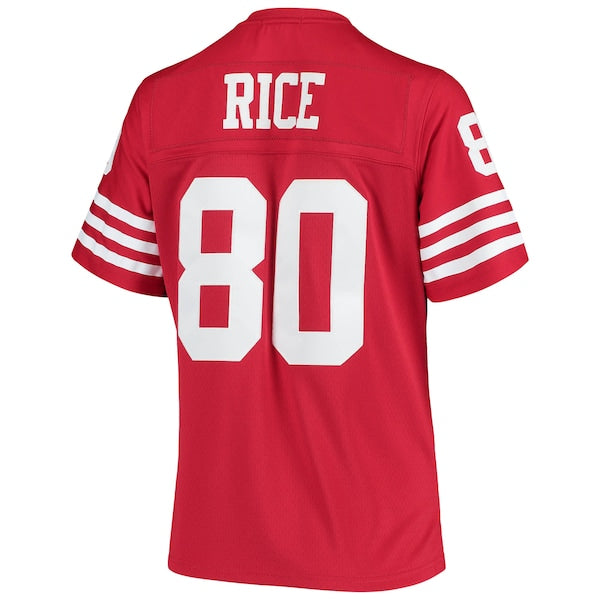 Jerry Rice San Francisco 49ers Women's 1990 Legacy Replica Jersey - Scarlet - Image 3
