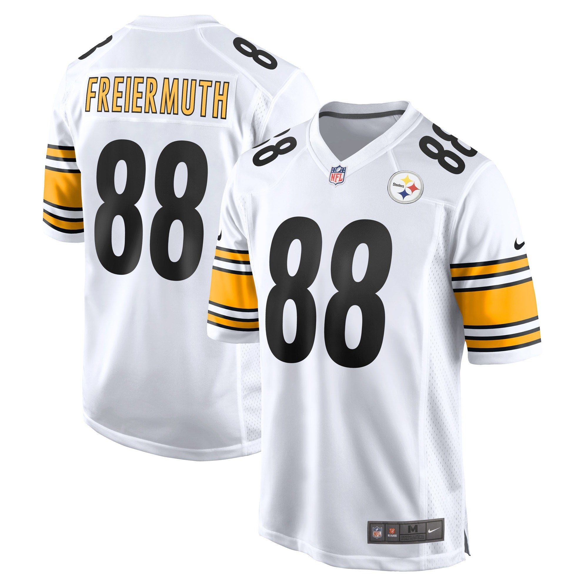 Pat Freiermuth Pittsburgh Steelers Nike Game Jersey - Black/White - Image 5