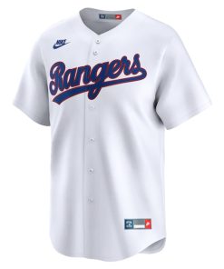 Alternative view of Texas Rangers Nike Cooperstown Collection Limited Jersey - White